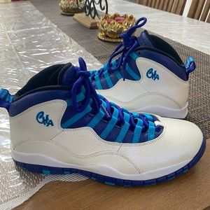 Mens  Retro Air Jordan 10s Charlotte Hornets